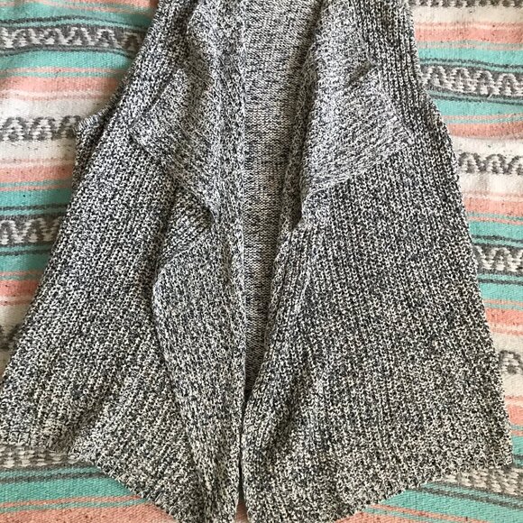 Jones New York Cardigan Sweater Vest Women Open Front  Navy Blue White XL - Picture 2 of 10